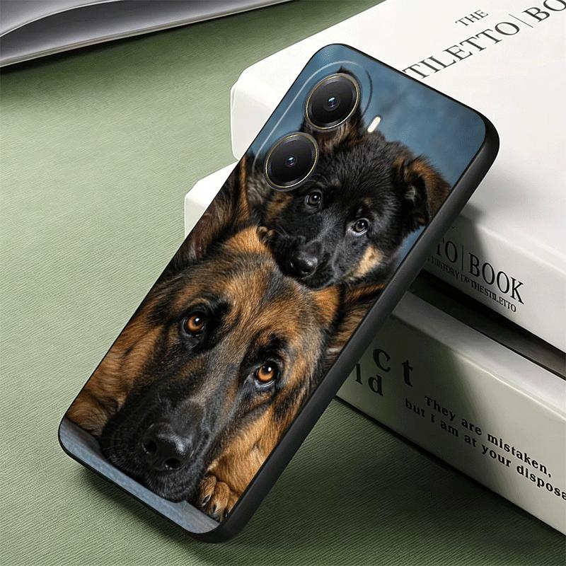 German Shepherd Dog Soft Phone Case for Xiaomi Poco X5 X6 X7 X8 Pro Max X3 F7 F8 Ultra M8 M7 M6 M5 Redmi 15 15C 14C 13C 12C X4 F