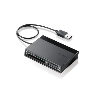 ELECOM Memory with USB Hub Black Reader/Writer SD+MS+CF+XD MR-C24BK