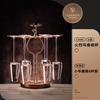 Elegant Crystal Champagne Flutes Set Wedding Gift Modern Minimalist Stemware 180ml Or 190ml 2/4/6 Pcs With Decorative Stand