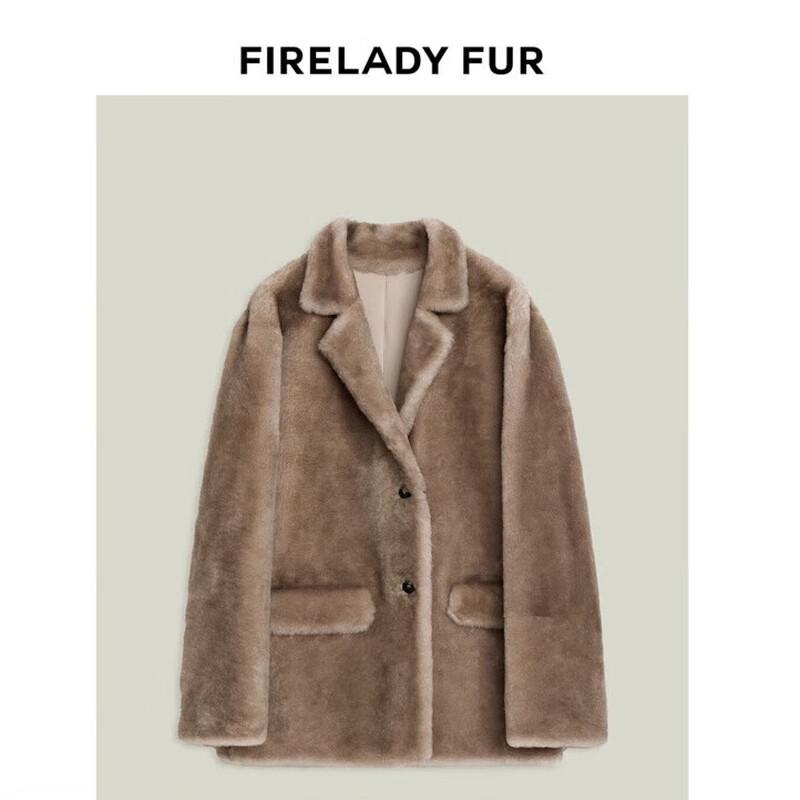 Women's South African Merino Shearling Blazer Jacket