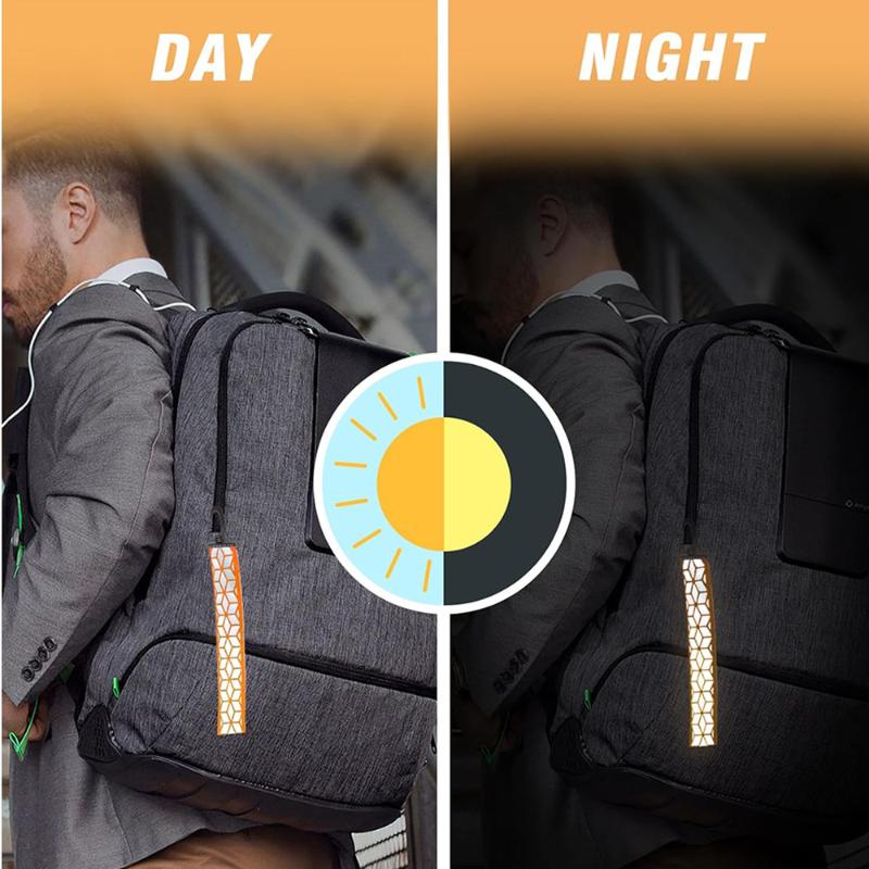 1/2/3 st Reflekterande Remmar Hänge Nyckelring För Utomhus Camping Löpning Cykling Ryggsäck Säkerhet Lättviktiga Ljusa Nyckelringar