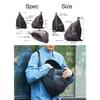 [SEAL] One-Shoulder Bag TRIANGLE PRO, Men's Waterproof Sling Bag, Large Capacity, Laptop Storage, PS-238BR, Black/Red, One Size