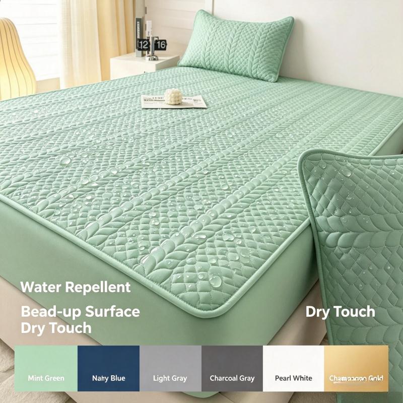 Coprimaterasso Imbottito Impermeabile Premium, Lenzuolo con Angoli - Ipoallergenico, Comfort di Classe A per il Tuo Sonno
