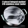 High Quality 32cm 34cm Divided Hot Pot Cookware Cooking Pot For Simultaneous Cooking Two Flavor On Induction Stove