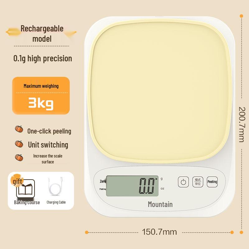 High Precision Kitchen Gram Scale for Baking