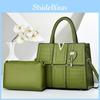 Pu Crocodile Textured Shoulder Bag With Splicing Design For Daily Use Women