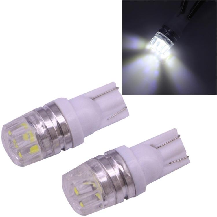 2 PCS T10 1.5W 60LM 1 LED Blue COB LED Brake Light for Vehicles, DC12V