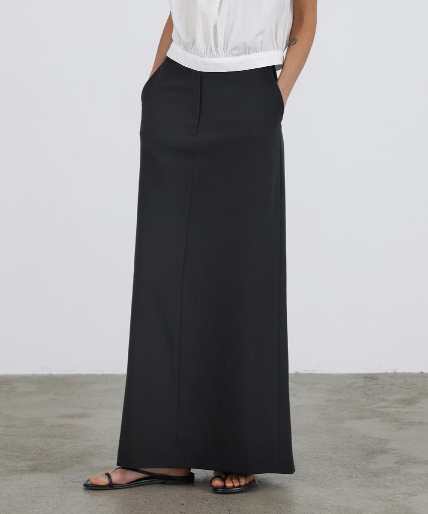 Leuba Straight Maxi Skirt - Black