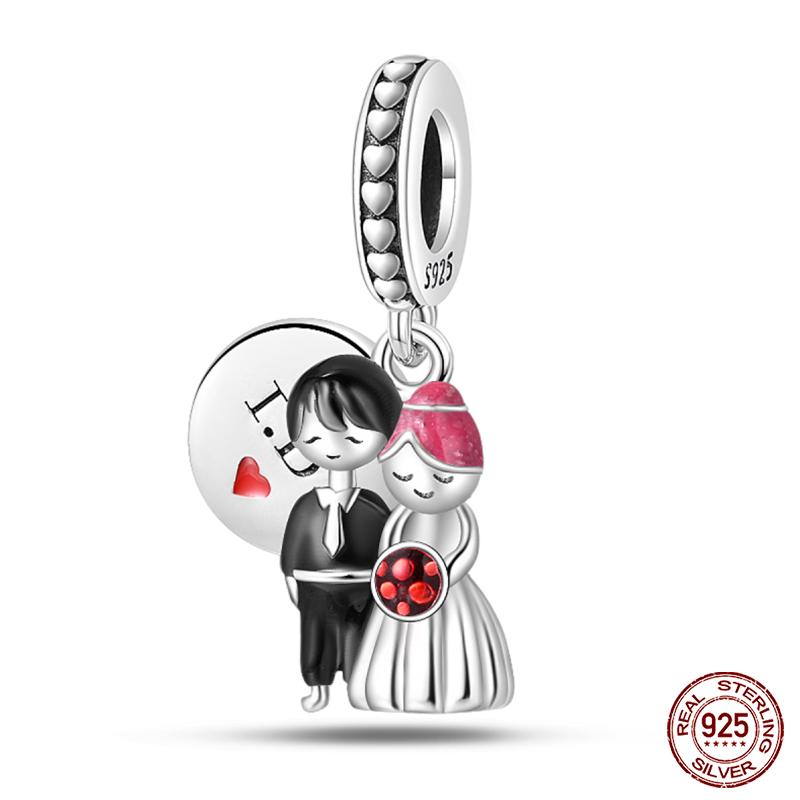 New In Real Copper Boys And Girls Bicycle Charms Beads Fit Qikaola Original Bracelets Fine Diy Jewelry Making