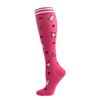 Huayasx Cute Compression Stockings Women Men Pressure Socks Compress Sports Rainbow Horse Dog Fox Cats Pattern Nylon Funny S/M
