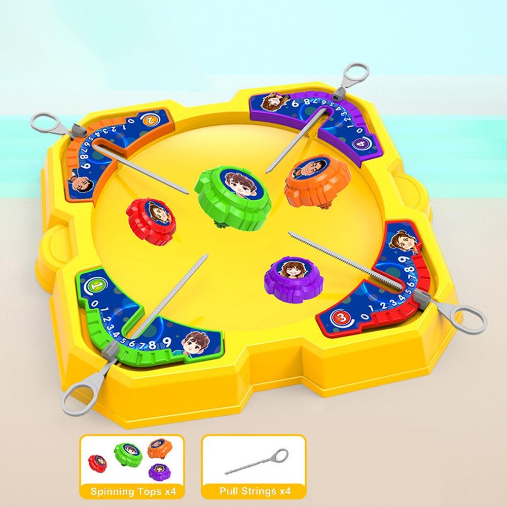 Large Burst Arena Exciting Multifunctional Spinning Top Arena With 4pcs Spinning Tops Multipurpose Gyro Disk Multiplayer