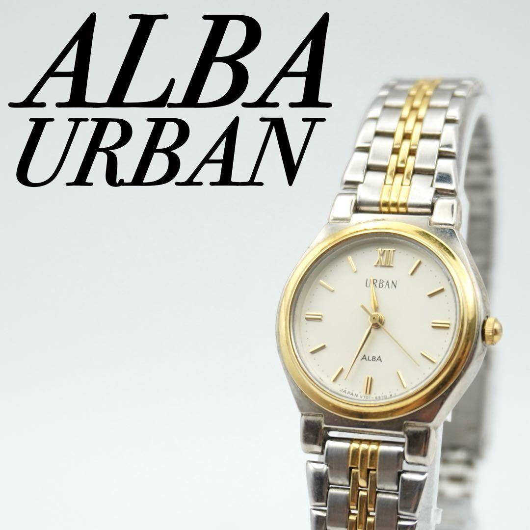 [New battery] ALBA URBAN V701-6460 Ladies watch Alba working item