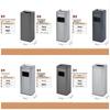 Qianxing Stainless Steel Rectangular Open-Top Trash Can