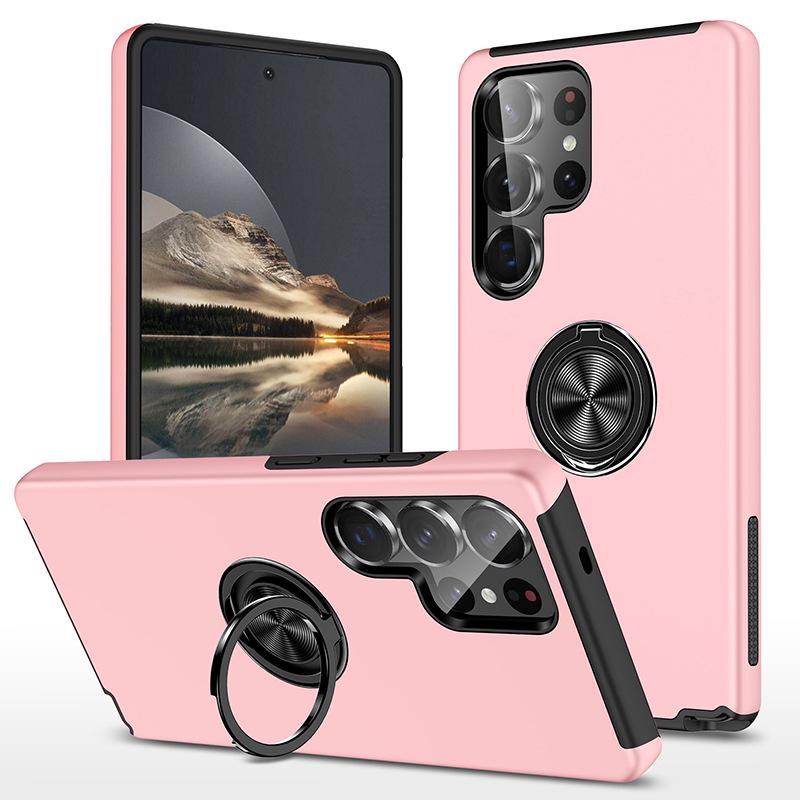 Samsung S25 Ultra Magnetic Car Ring Protective Phone Case - Full Coverage & Anti-Drop