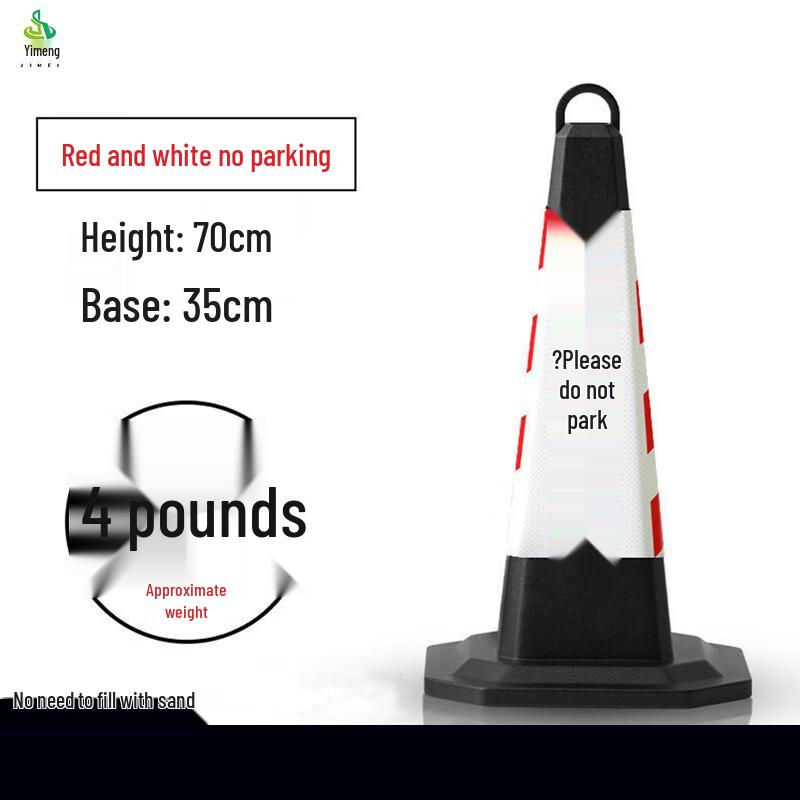 Jimei Rubber Reflective Traffic Cones