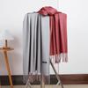 Double-sided Two-color Scarf for Women Autumn and Winter High End New Wool Scarf Shawl Imitation Cashmere Scarf