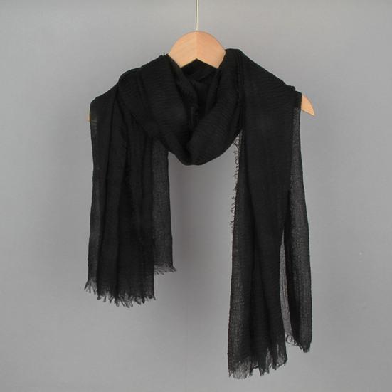 Women Scarf Shawl Solid Color Furry Trim Versatile Shawl Wrap Soft Warm Long Scarf Winter Costume Accessory
