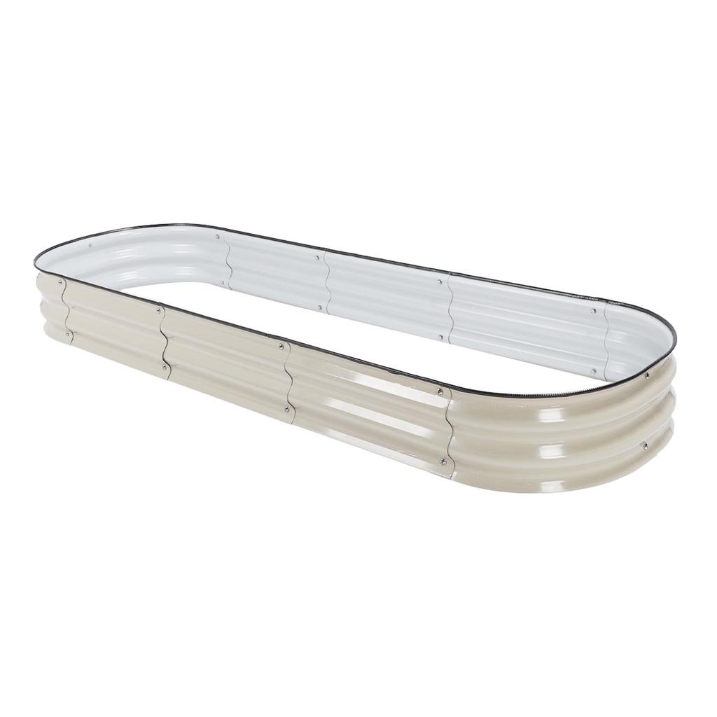 Steel Raised Garden Bed   Gardening Outdoor Planter Box with Open Bottom for Growing Vegetables Fruits Flowers