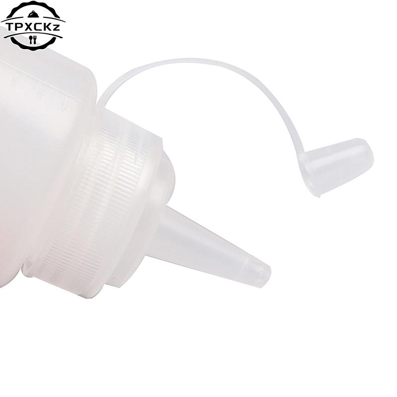 4Pcs Squeeze Squirt Condiment Bottles Salad Sauce Dispenser Ketchup Cruet 240ml 2pcs Condiment Squeeze Bottles Kitchen Gadgets