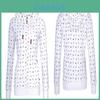 Luxuriöser und weicher Damen-Kapuzenpullover aus Fleece mit Seeanker-Print und Reißverschluss