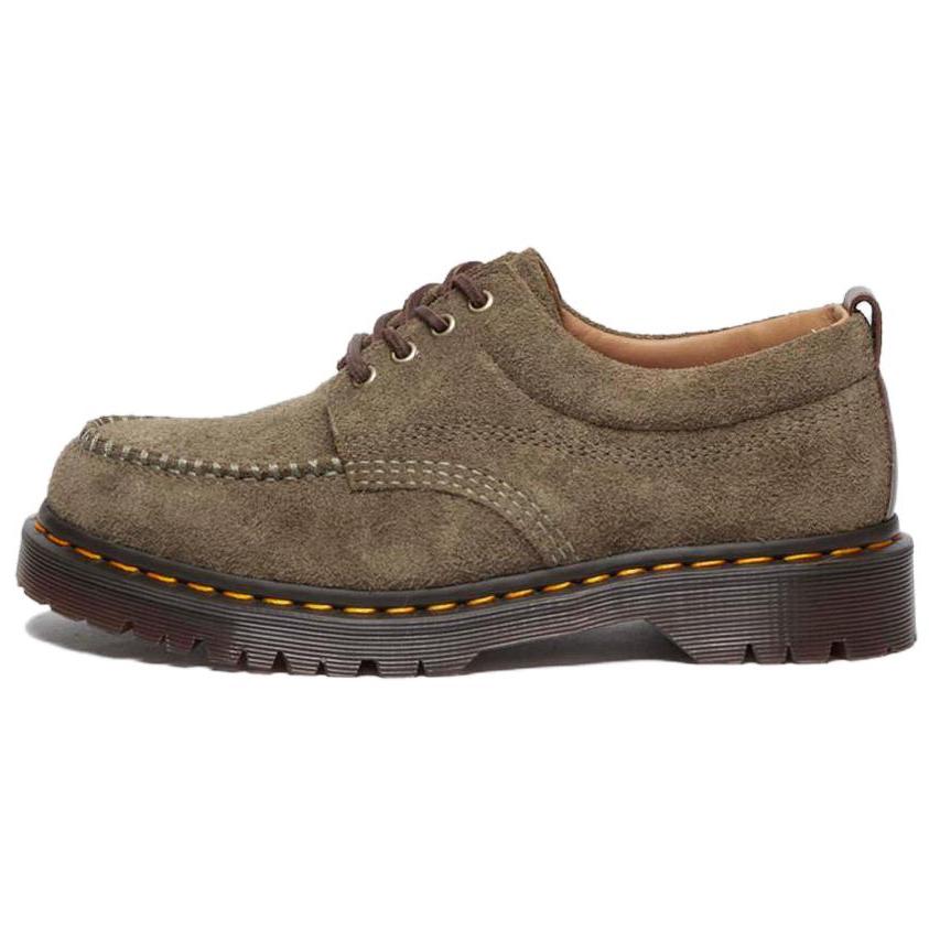 Dr. Martens Work Comfortable Lace-Up Low-Top Casual Shoes Unisex Casual Shoes Olive-Brown 31818396