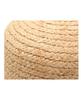 Yunibeosyeolkemiseuteuli Sv Metal Round Natural Raffia Hat Raffia Hat