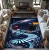 Amazing World of Gumball Crystal Velvet Rug, Soft Anti‑Slip Crystal Velvet Carpet for Living Room Bedroom Home Decor