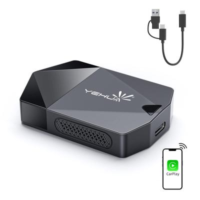 Adaptador CarPlay Sem Fio YEHUA, Car Play Sem Fio Sem Fio, Adaptador de Display, Dongle Sem Fio, Para Carros