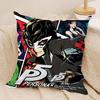 PPersona  Cushion Cover Soft Plush Fabric DoubleSided Printed Cushion Covers for All Seasons Home Decor