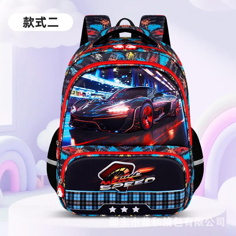 Modetrend Cartoon Kinder Tasche Niedlich Große Kapazität Mehrere Fächer Lastreduzierung Rückenwirbelsäulenschutz Ein Zwei Fünf-stufiger Rucksack
