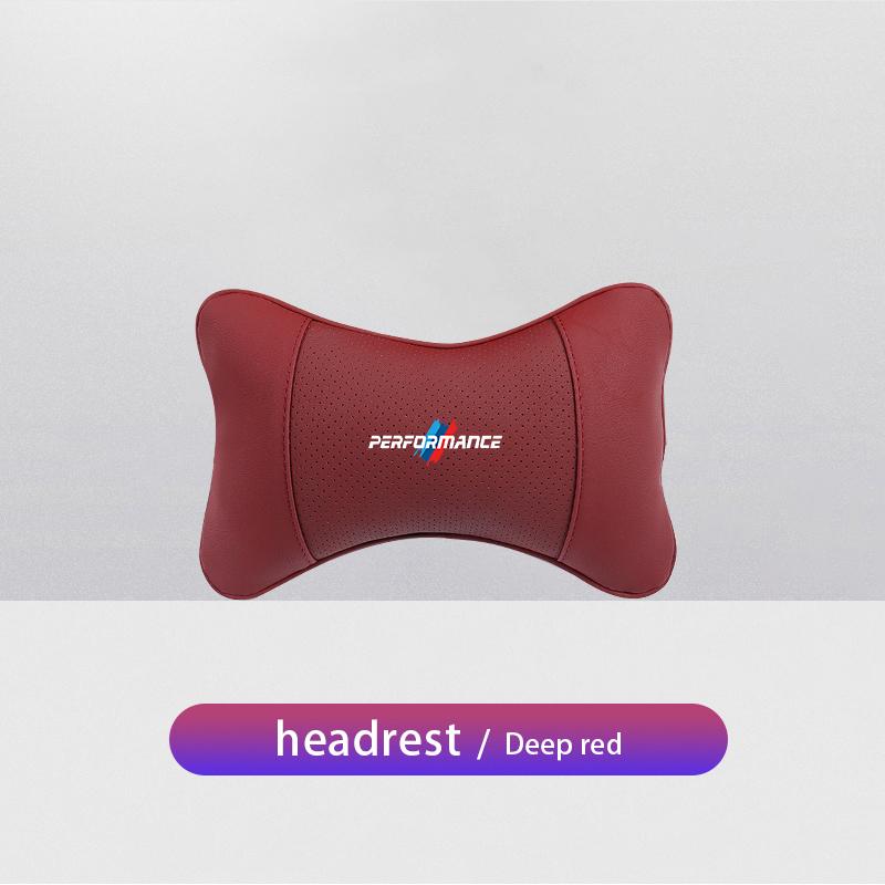 DOOD2 1Pcs Car Headrest Auto Breathable Seat Neck Pillow Accessories For BMW X1 X2 X3 X5 X4 X6 X7 G30 G20 G32 G11 G12 F40 F30 F20 F10