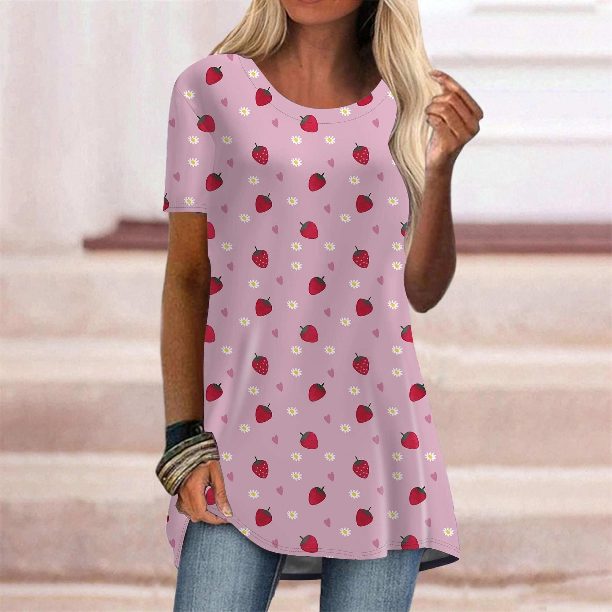 Женская летняя зеленая футболка с принтом авокадо размера плюс — фото 3