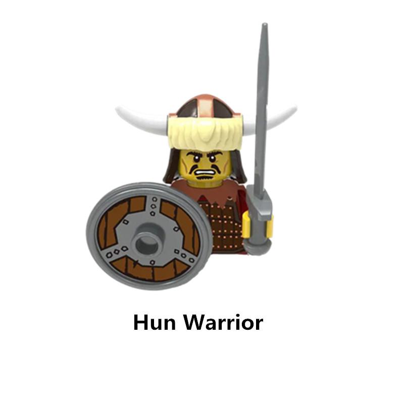 Medieval Military War Soldier Doll Building Block Spartan Soldier Crusader Roman Knight Weapon Sword Helmet Children's Toy Gifts