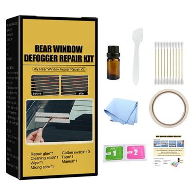 Kit de Reparare Dezaburire Geam Spate pentru Mașină Accesorii Grilă Încălzire Zgâriată Instrumente de Renovare Linii Grilă Dezghețare Reparare Rapidă