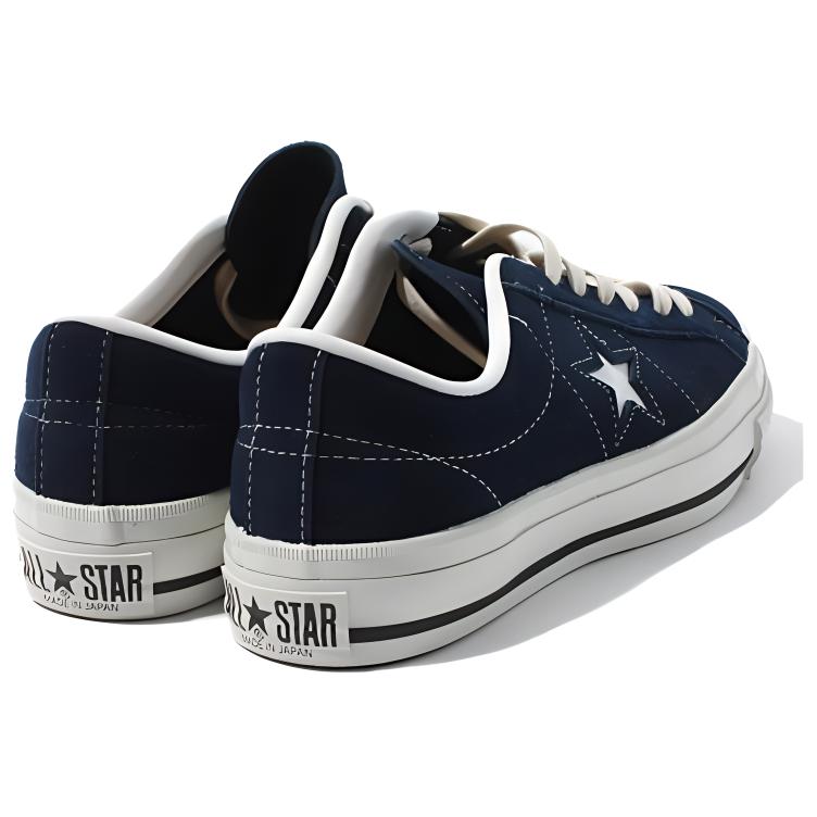 Converse Billys X  One Star J Suede Casual Comfortable Low Top Canvas Shoes Unisex Sneakers Blue White 35200770