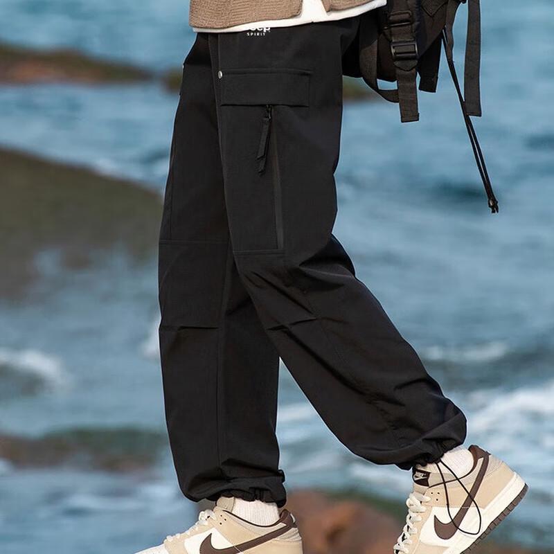 JEEP SPIRIT Men's Straight-Fit Outdoor Casual Pants