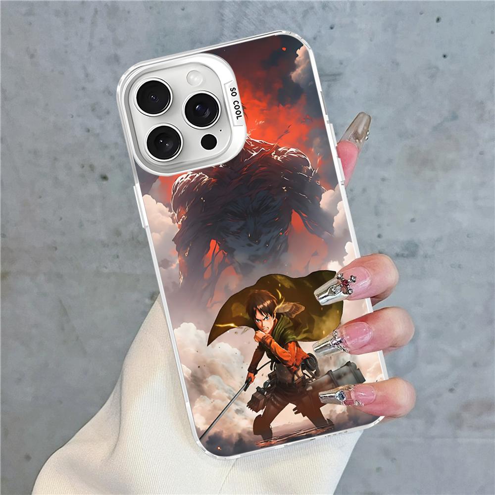 Levi Eren Jaeger Phone Case For IPhone 16 15 14 13 12 11 Pro Max X XR XSMAX 8 7 Plus Matte Shockproof Back Cover
