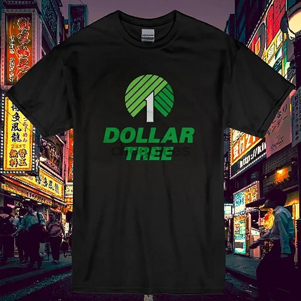 Dollar Tree UnisexS Casual Cotton TShirt Round Neck Printed Graphic Regular Fit Stretch Fabric All Seasons