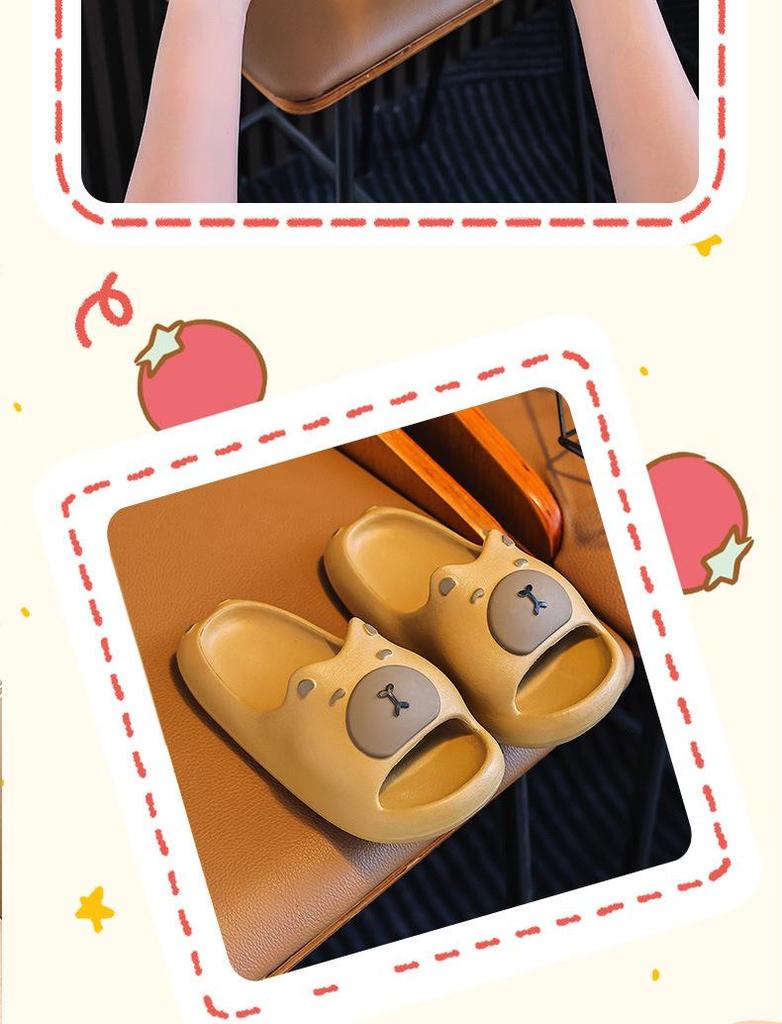 Sommer Cartoon Flip-Flops für Jungen und Mädchen: Bequeme Indoor-Hausschuhe für Eltern und Kinder