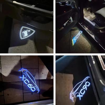Lumière HD Projecteur Laser pour Porte de Voiture Lampes de Bienvenue Pour Volvo XC90 V90 V60 XC60 V40 S80 S60 S90 C40 XC40 V70 XC70 da2 9e