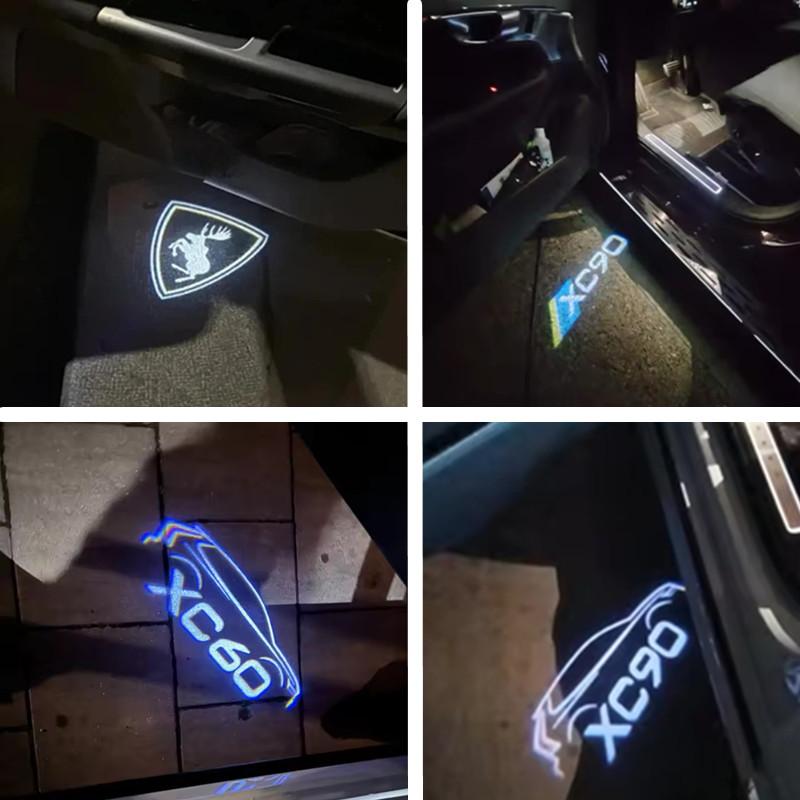 Led Car Door HD Light Laser Projector Welcome Lamps For Volvo XC90 V90 V60 XC60 V40 S80 S60 S90 C40 XC40 V70 XC70