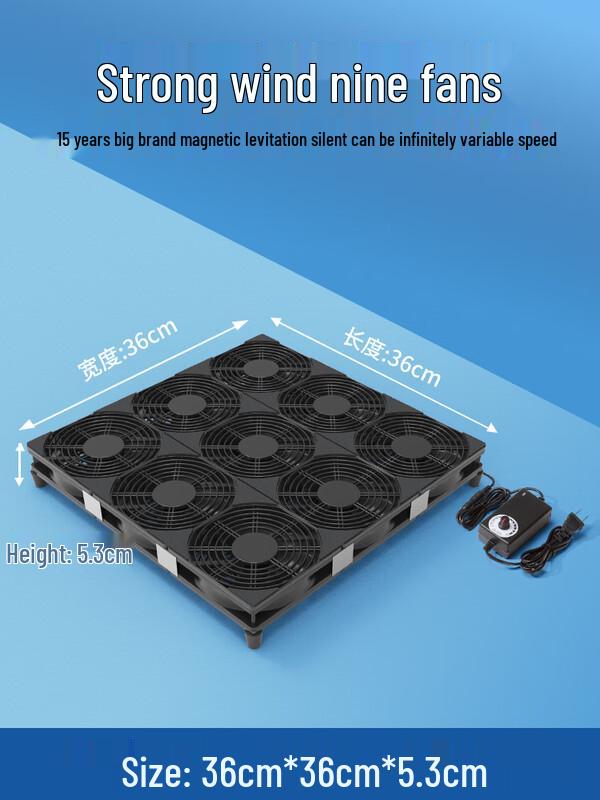 Laptop Cooling Pad with High Airflow Fans