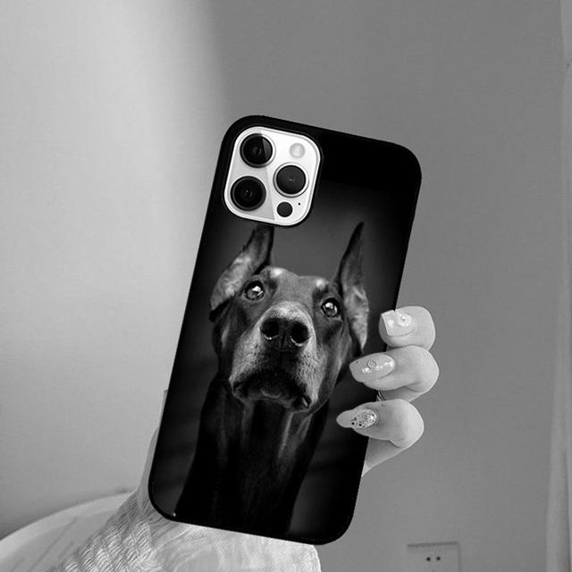 CUTE DOBERMAN DOG BREED phone Case Cover For iPhone 17 Air 16 15 14 Plus apple 16 11 12 13 Pro Max coque