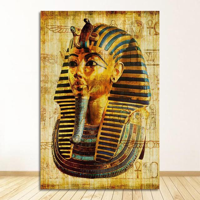 Picture for Living Room Religious Painting Canvas Art Poster and Prints Home Decoration No Frame Retro Egyptian Landscape Wall