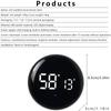 1PC Student Digital Silent Timer Magnetic Kitchen Electronic Timer Learn Countdown Reminder (Built-in Rechargeable Lithium Batte