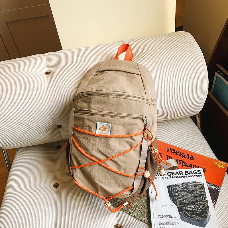 

Рюкзак для кемпинга на открытом воздухе Мужской походный дорожный рюкзак Легкая водонепроницаемая альпинистская сумка Школьный рюкзак для студенток хаки