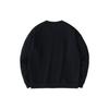 Anta Basketball Series Logo Letter Crewneck Sweatshirt Men Sweatshirt Basic-Black 952411714-5