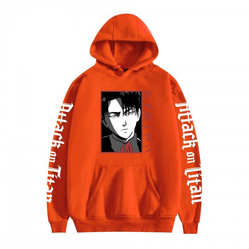 Attack On Titan Anime Hoodie Loose Fit Pullover Sweatshirt Teens