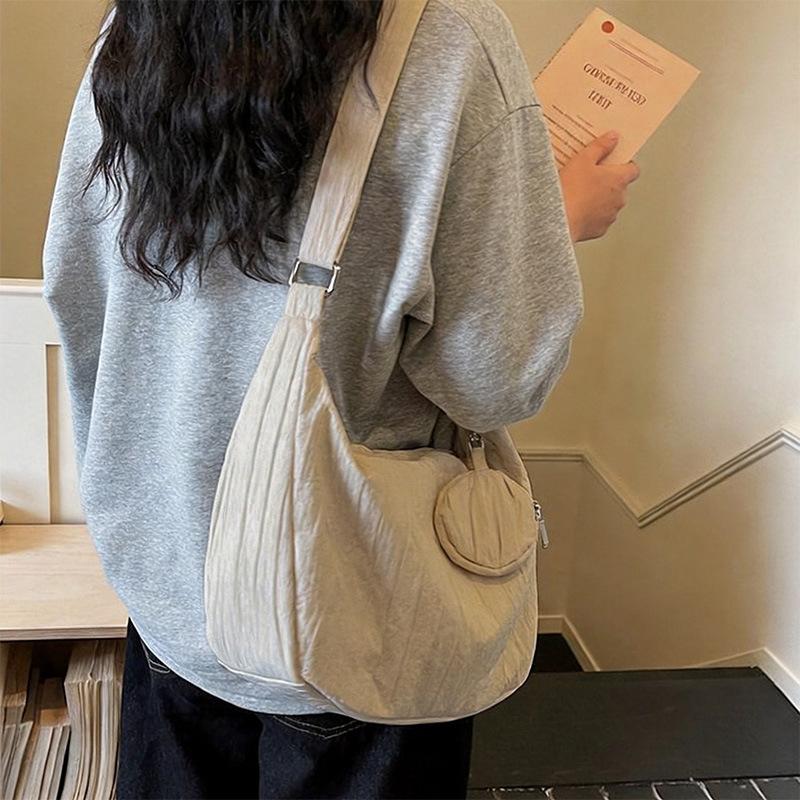 Lässige Teigtaschen-Herstellungstasche, Schul- und Pendeltasche mit großer Kapazität und Umhängegurt