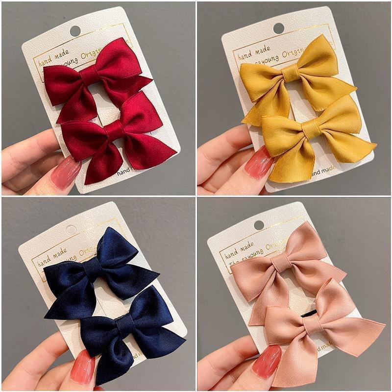 Children's Cute Red Bow Hairpin 2023 - Exquisite Princess Summer Headdress